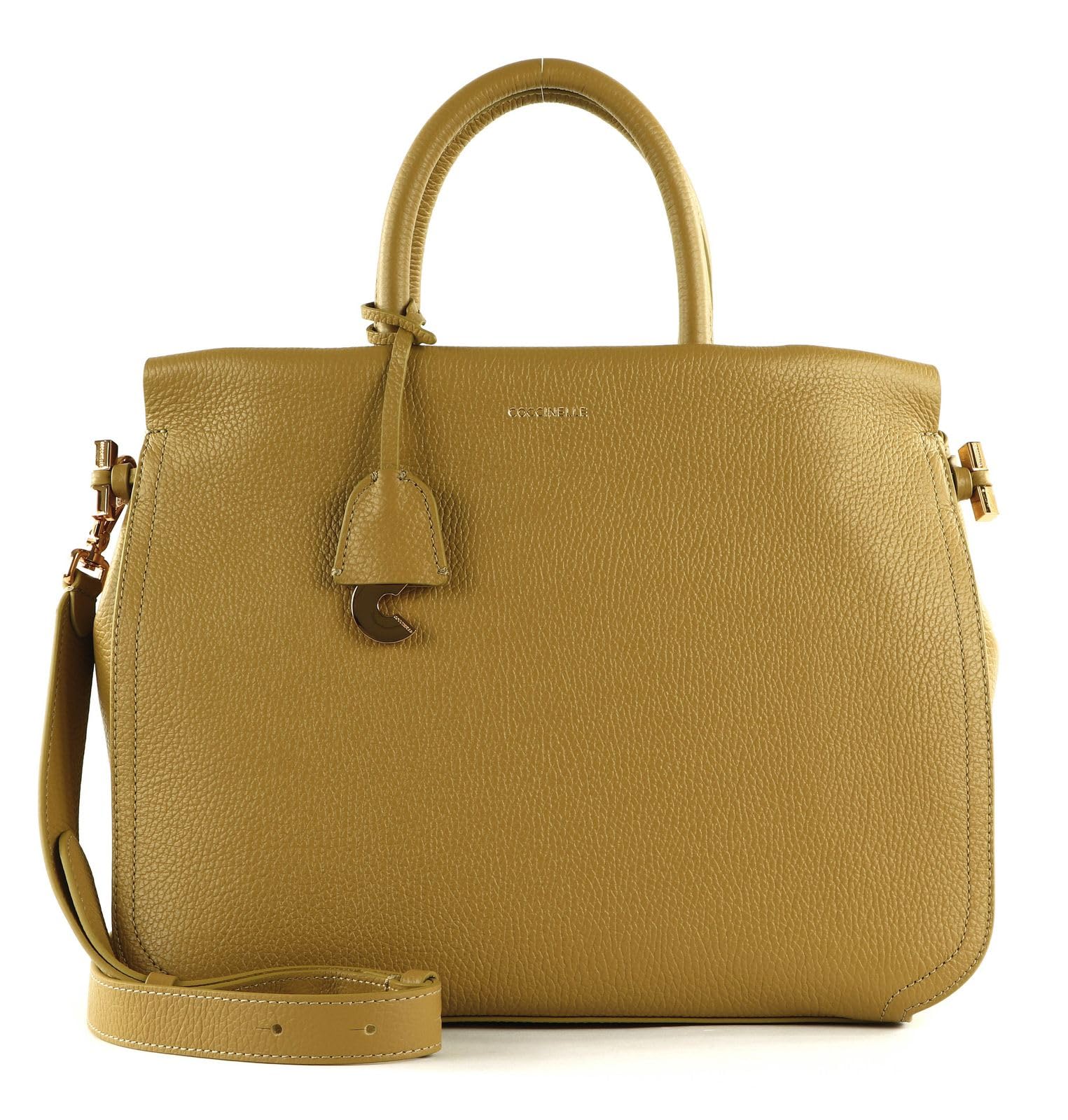 Sac de marque Coccinelle cuir bleu résistant pour ne plus manquer de place - 6