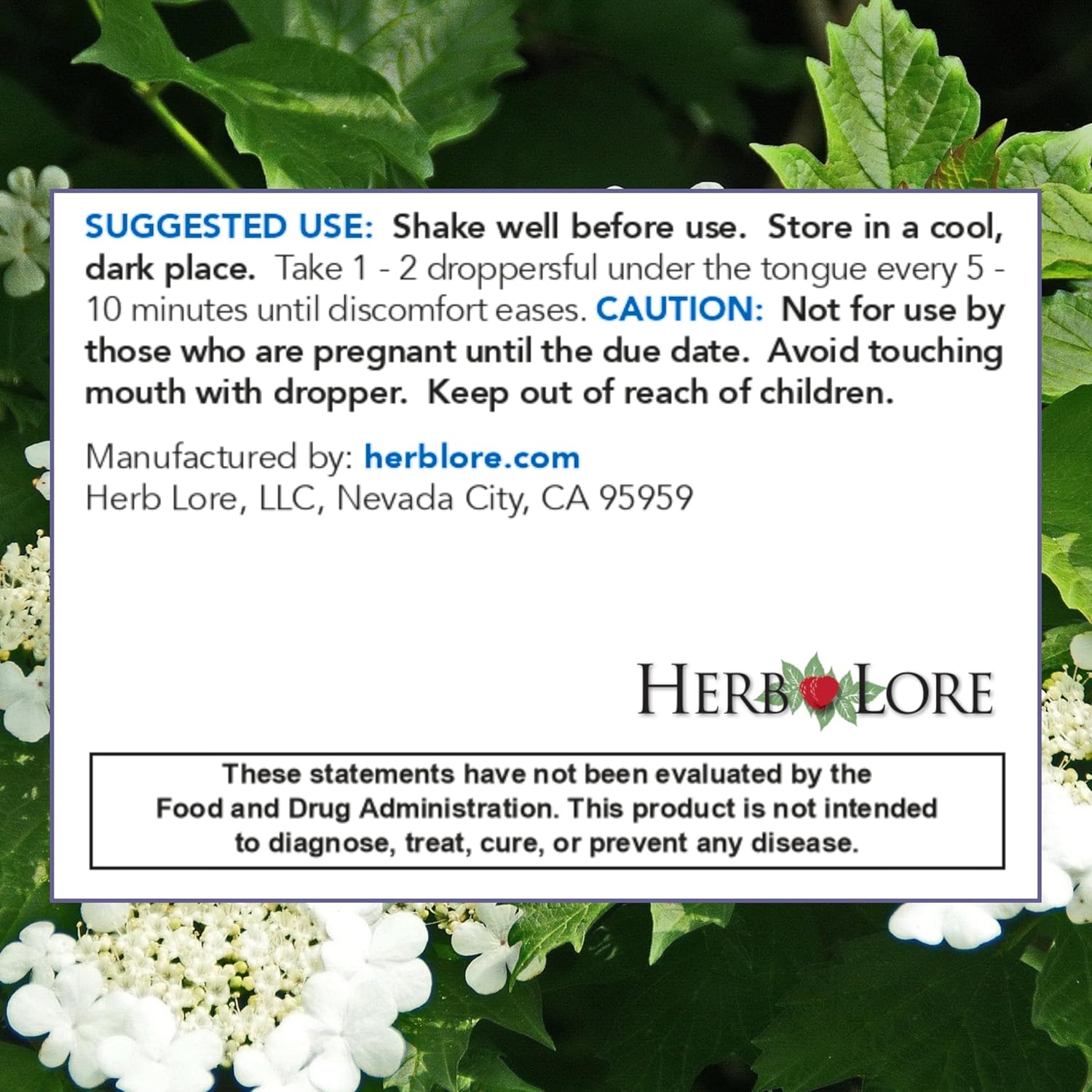 Herb Lore After Birthing Ease Tincture – Postpartum Drops for After Birth Cramping & Contractions with Cramp Bark, Blue Cohosh & Motherwort (2 fl oz) - Image 6