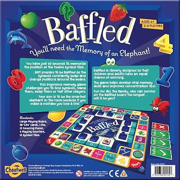 Cheatwell Games Baffled | The Ingenious Memory Board Game | You'll Need The Memory Of An Elephant To Win
