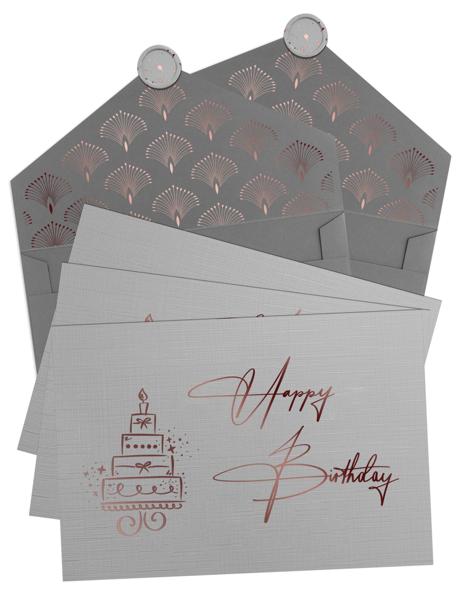 Joli Coon 5 Greeting cards of your choice with envelopes and wax seals - Simple but classy card — image 1