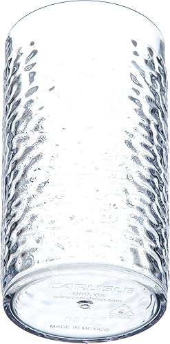 Miniatura 3 de Carlisle FoodService Products 551707 Pebble Optic San Vaso, capacidad de 16.7 onzas, transparente (caja de 24)