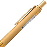 Pentel EnerGel Alloy Retractable Gel Pen, Gold Barrel, Black Ink, Includes Gif Box (BL407XABX) – view 4