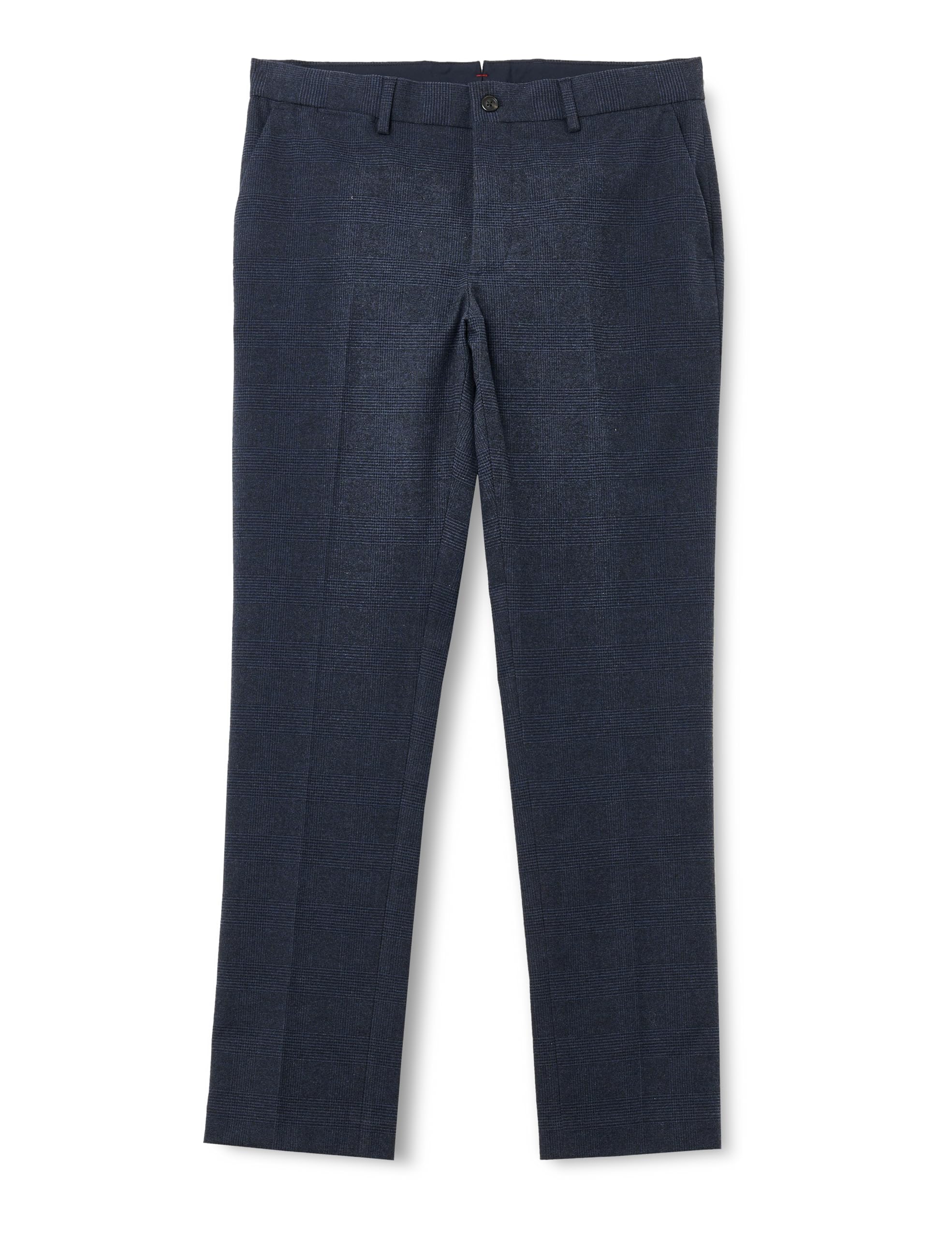 Tommy Hilfiger Men’s Denton Brushed Check Suit Trousers, Blue (Desert Sky), 34W/32L