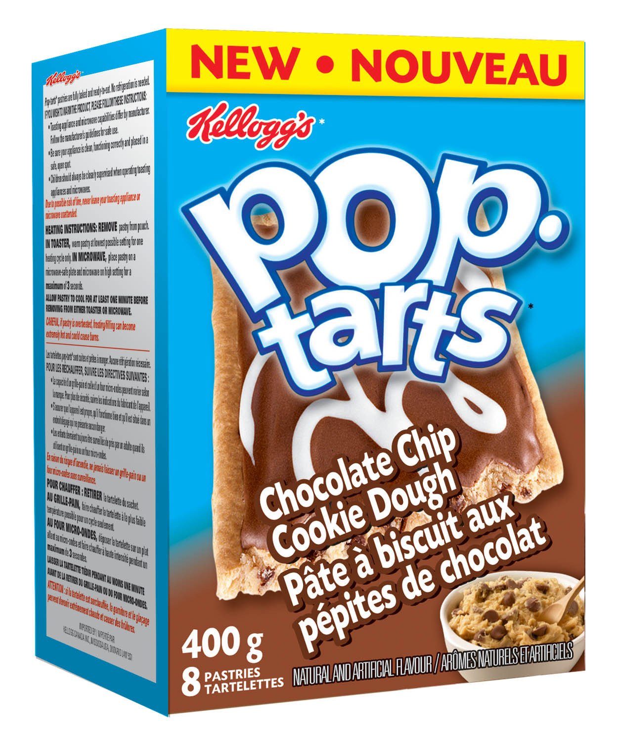 Kellogg's Pop-Tarts Toaster Pastries, Frosted Chocolate Fudge 400g - 8 Pastries, Frosted Chocolate Fudge, 400 Grams — view 2
