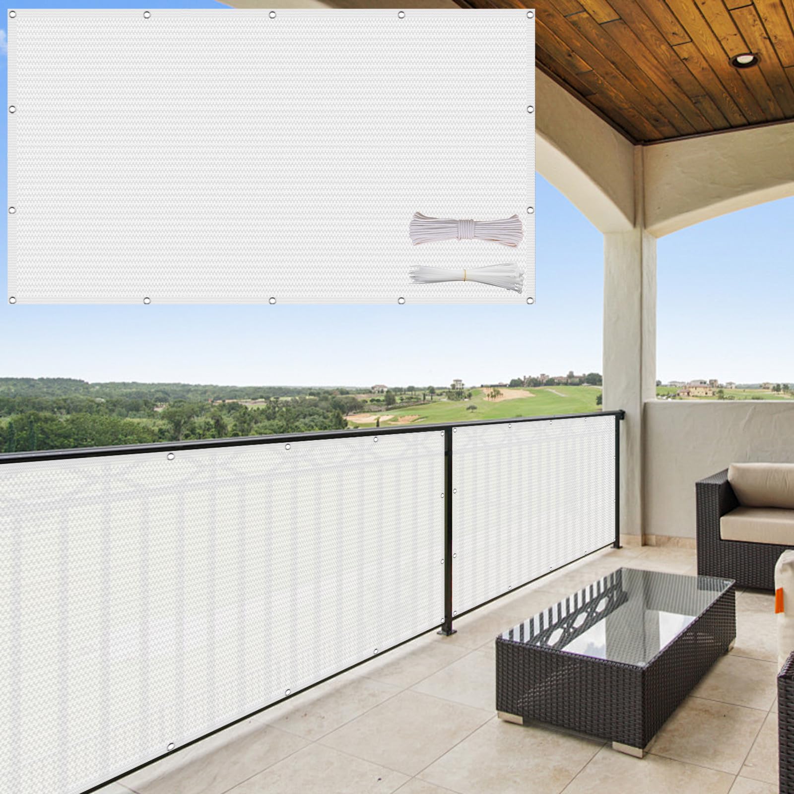 Protection vent et soleil pour en finir avec le vis-à-vis du balcon