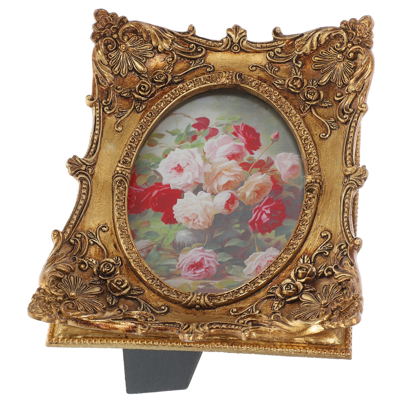 Cadre photo sculpté en résine style baroque moulures d'époque Tofficu