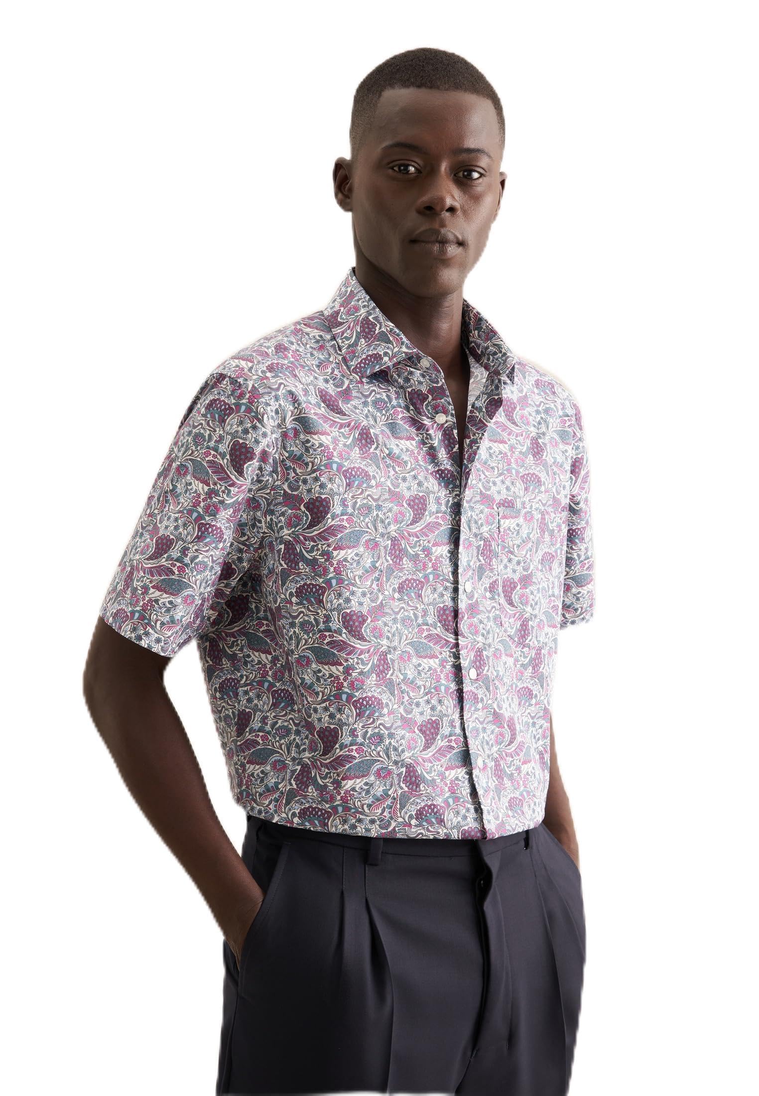 Seidensticker Men's Herren Business Hemd Shirt, Green, 32