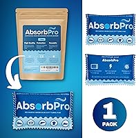 Vista 7 de Bolsa deshumidificadora recargable, paquete de 1 unidad, 3.53 oz (3.53 oz), absorbentes de humedad reutilizables, paquetes de gel de sílice