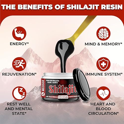 Miniatura 4 de Suplemento Shilajit puro Shilajit de 0.53 oz, resina orgánica pura del Himalaya con fúlvico natural, ácido húmico y más de 85 minerales traza -