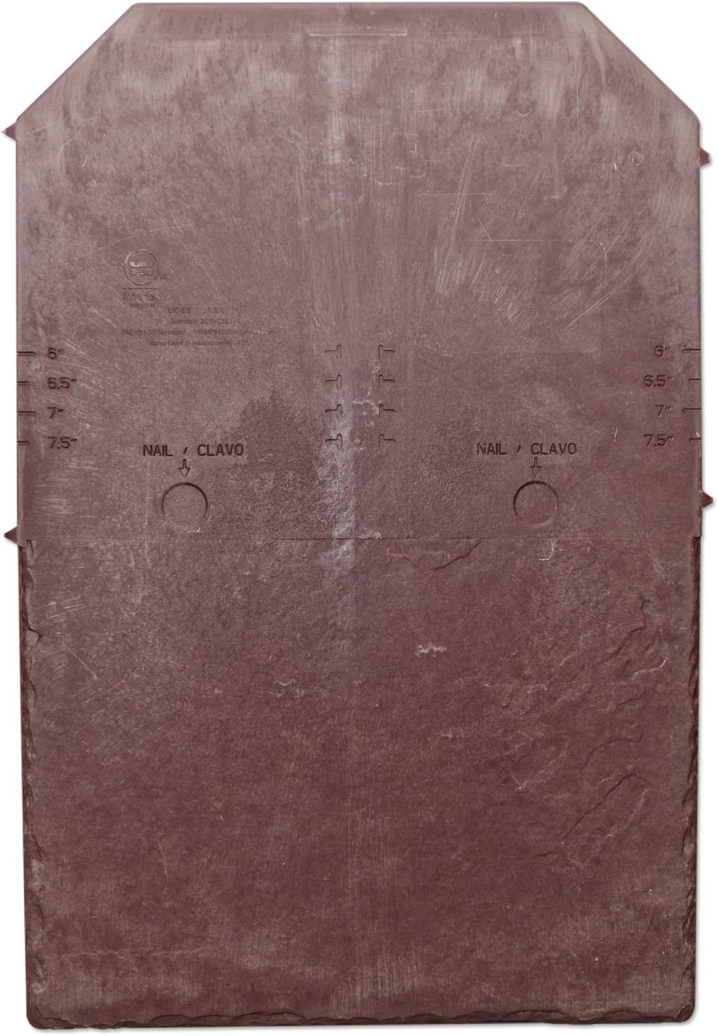 25 x Tapco Slate Synthetic Roof Tile Plastic Shingle - Plum