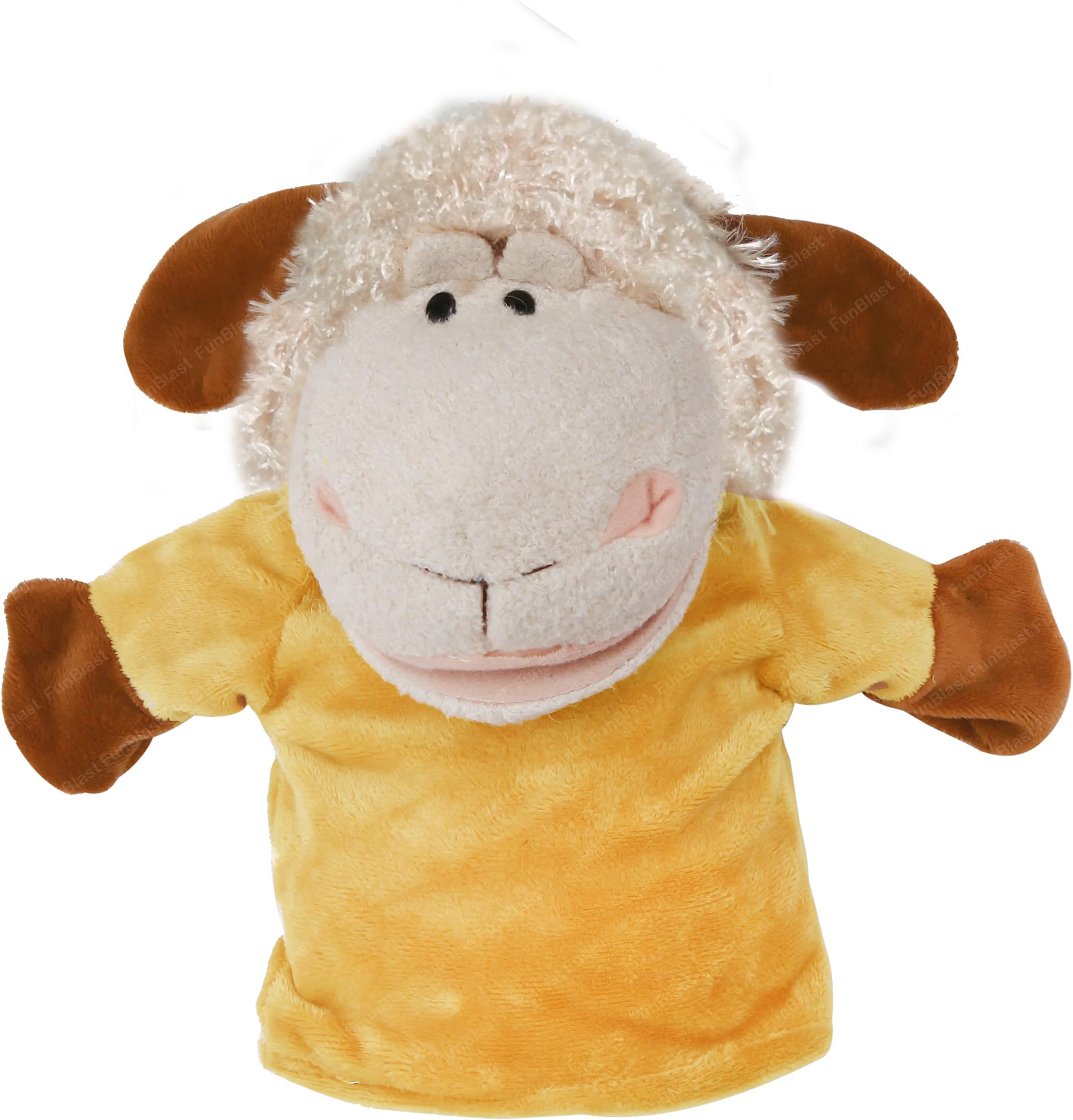 FunBlast Animals Hand Puppets for Kids – Plush Hand Puppet with Movable Open Mouth, Soft Hand Puppets for Kids, Story Telling Puppet for Kids, Hand Puppet Toy, Fun Play Learning Toys (Sheep)
