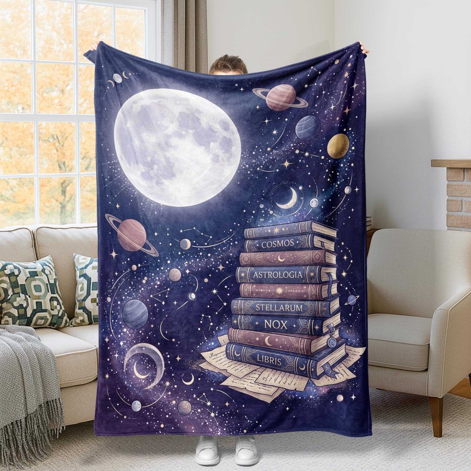 Couverture peluche légère et compacte 152x203cm contre le froid
