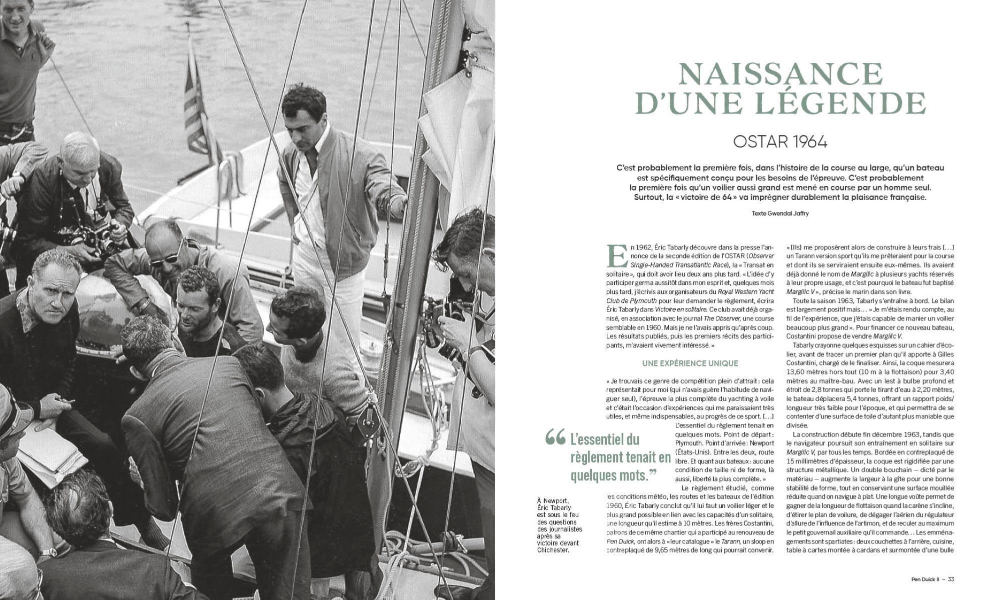 Pen Duick, voiliers de légende