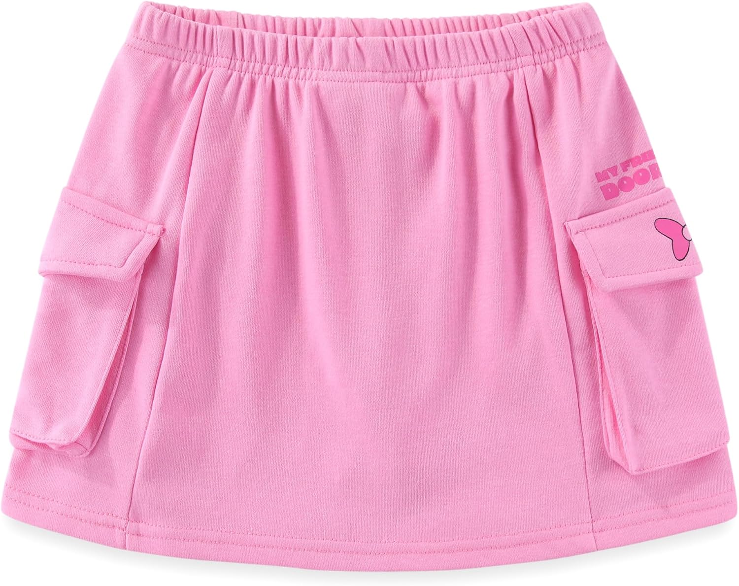 Disney Minnie Mickey Mouse Stitch Angel Cinderella Girls French Terry Sweatshirt and Skort Skirt 2 Piece Set for Big Kids - Image 5