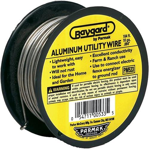 Baygard Electric Fence 16 Gauge Aluminum Wire - 164 Feet 00533