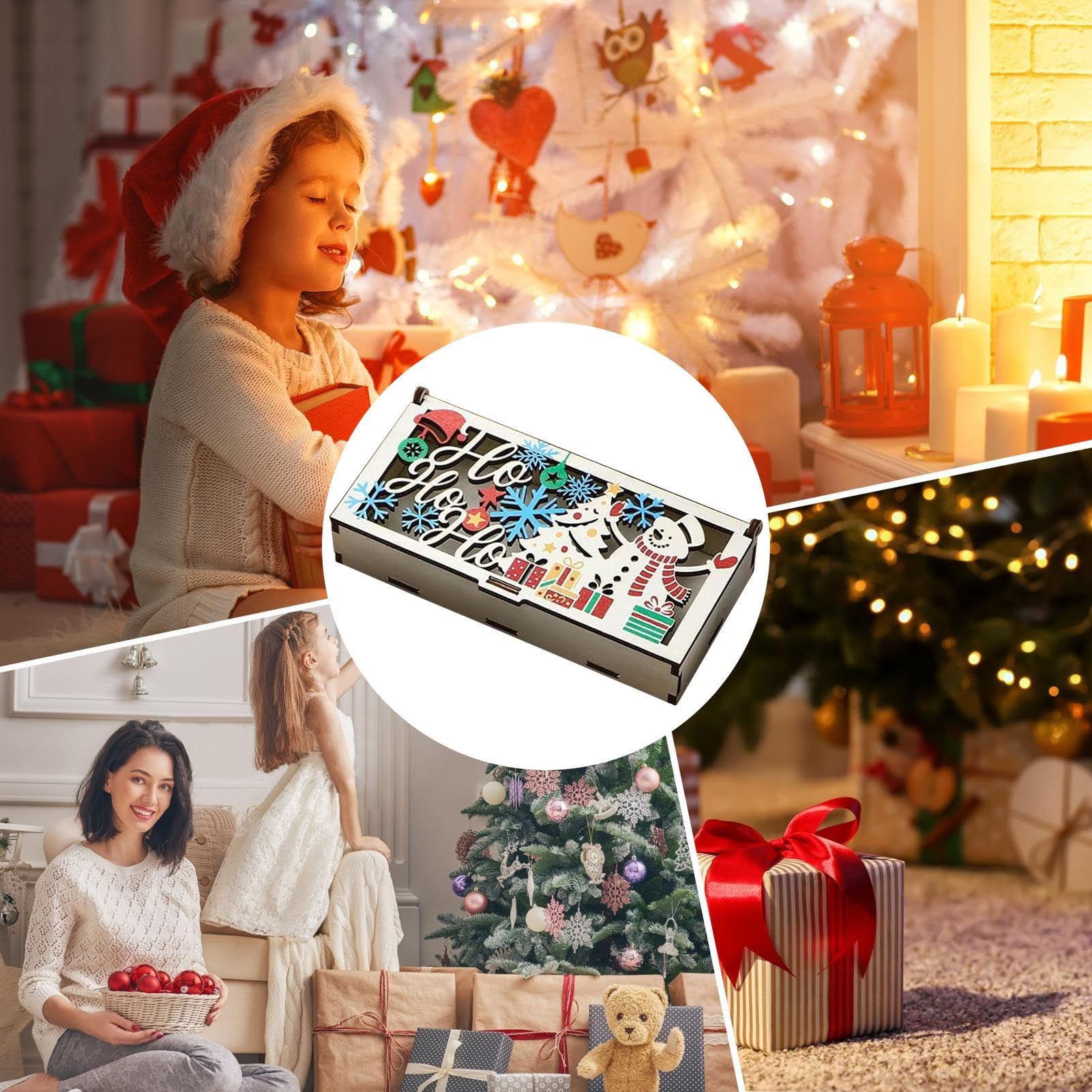 Sobres para Dinero De Navidad | Sobres De Efectivo para Festivales Huecos,De Tarjetas De Felicitación Navideñas | para Bodas Y Fiestas Y Reuniones Y Graduación Y Hogar Y Viajes Y Oficina