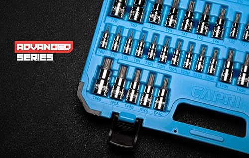 Miniatura 8 de Set de puntas hexagonales Capri Tools CP30031 Master Torx Star, 60 piezas