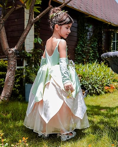 Miniatura 5 de Princess Dress Up Birthday Party Fairy Costume for Toddler Girls Special Occasion Dresses Pageant Ball Gown