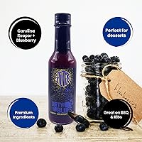 Vista 5 de Splintered Sauce Dirty Blues - Salsa picante Carolina Reaper y arándanos - 5 onzas líquidas - Vegetariana - Delicia picante ardiente y afrutada