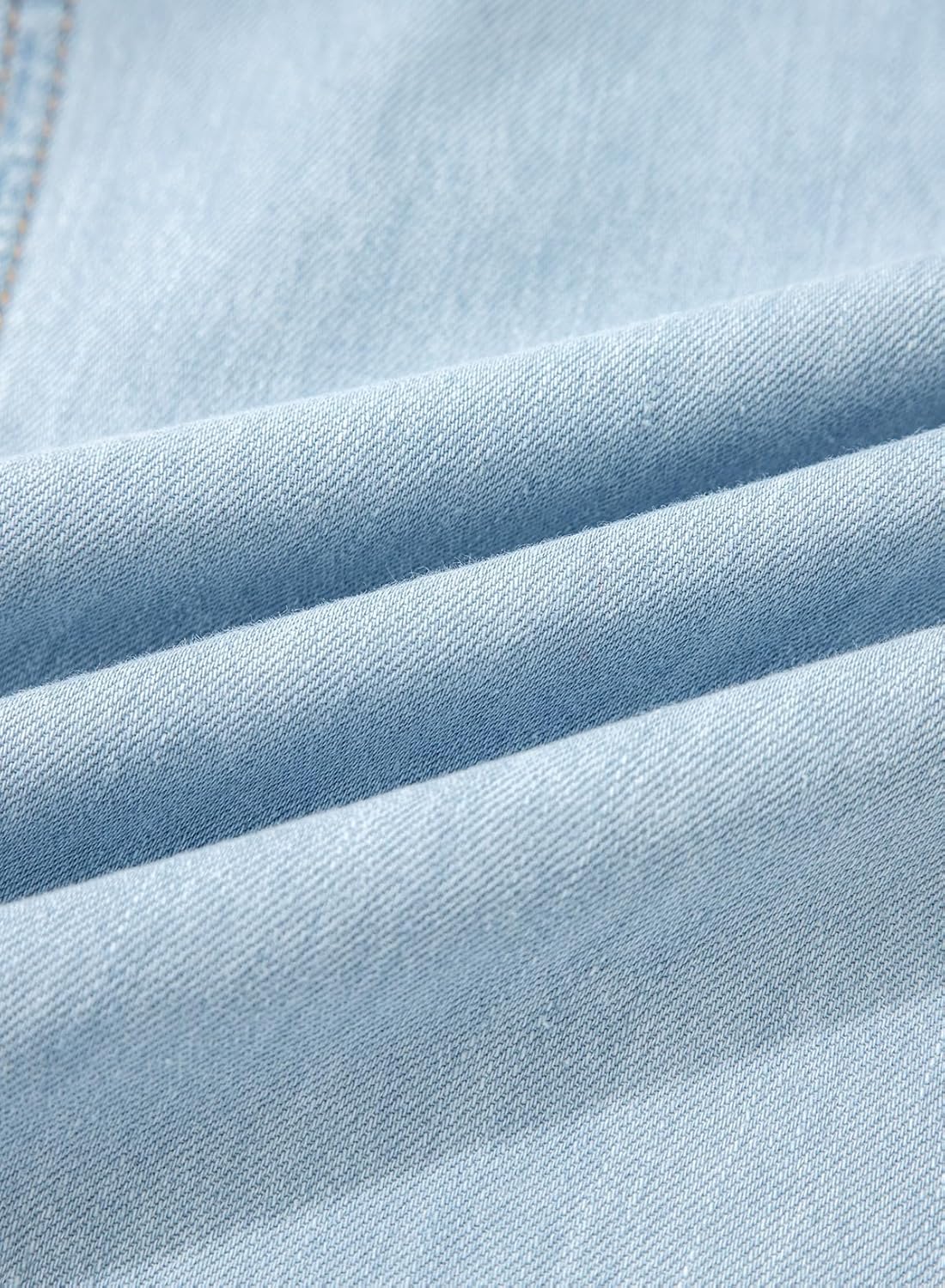 Sidefeel Women's Wide Leg Baggy Jeans High Waisted Elastic Waist Loose Fit Drawstring Long Denim Pants - Image 8