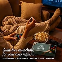 Vista 5 de Andy Anand Chocolatier Cacahuetes de chocolate con leche sin azúcar, sin gluten, cacahuetes cubiertos de chocolate premium, aptos para diabéticos