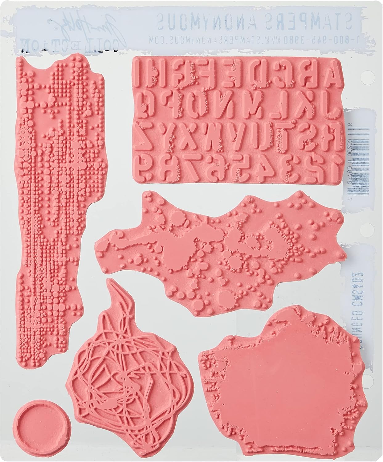 Stampers Anonymous CLING RBBR STAMP SET GRUNGED