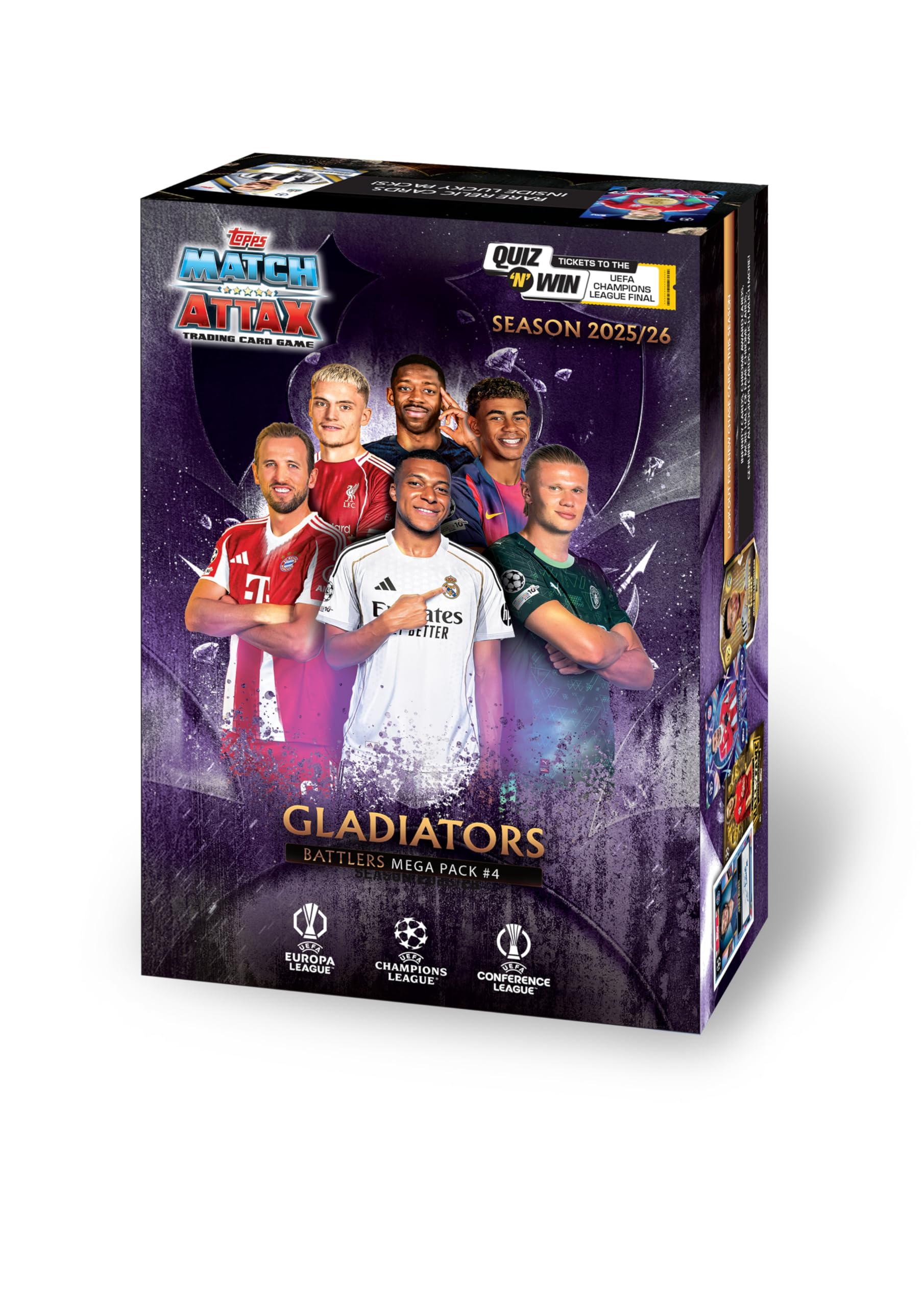 Topps UEFA Champions League Match Attax 2025 Trading and Collectible Card Game (Mega Pack Gladiators - Battlers)-image-18