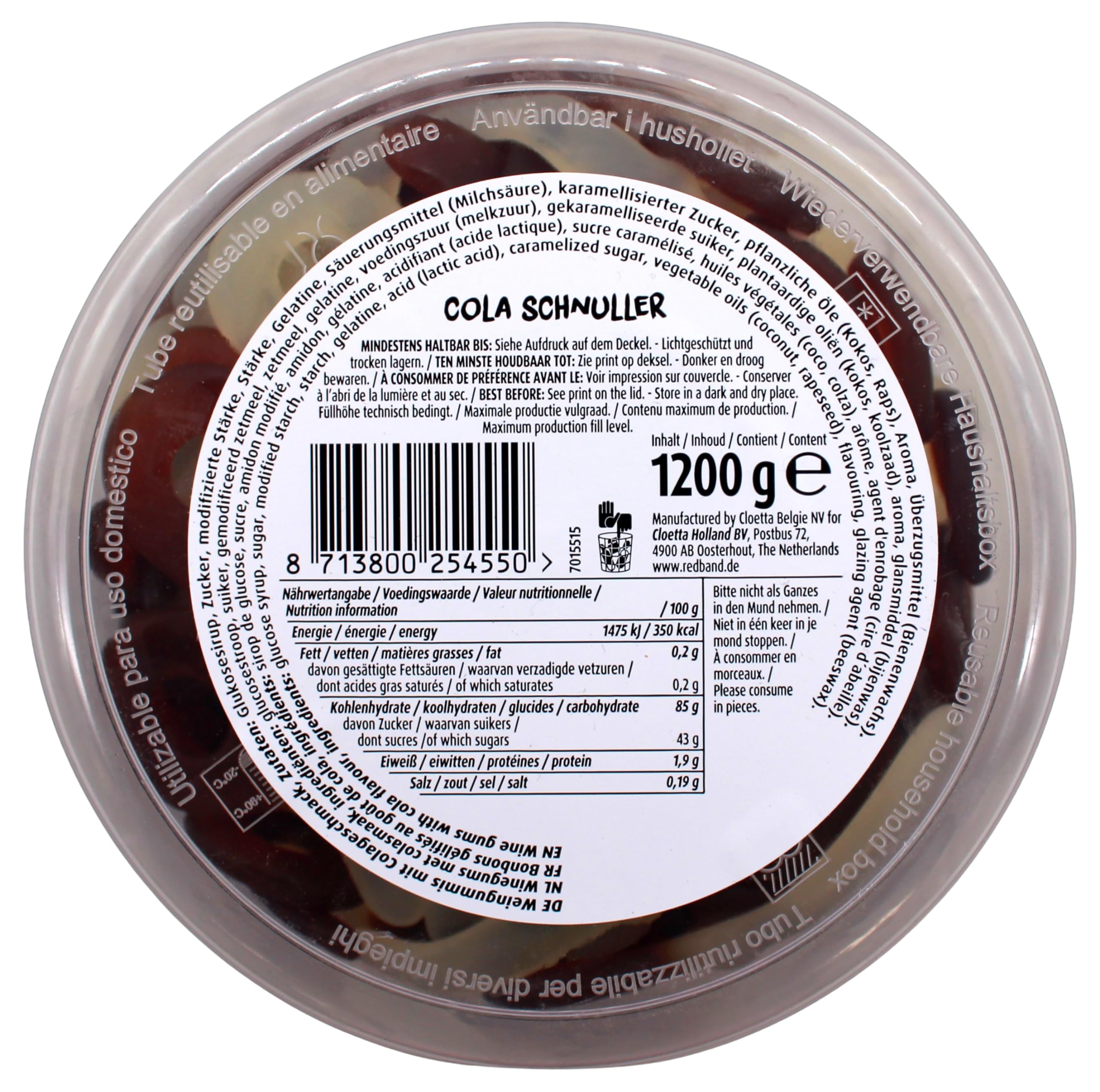 Red Band Cola Schnuller, 6er Pack (6 x 1.2 kg)