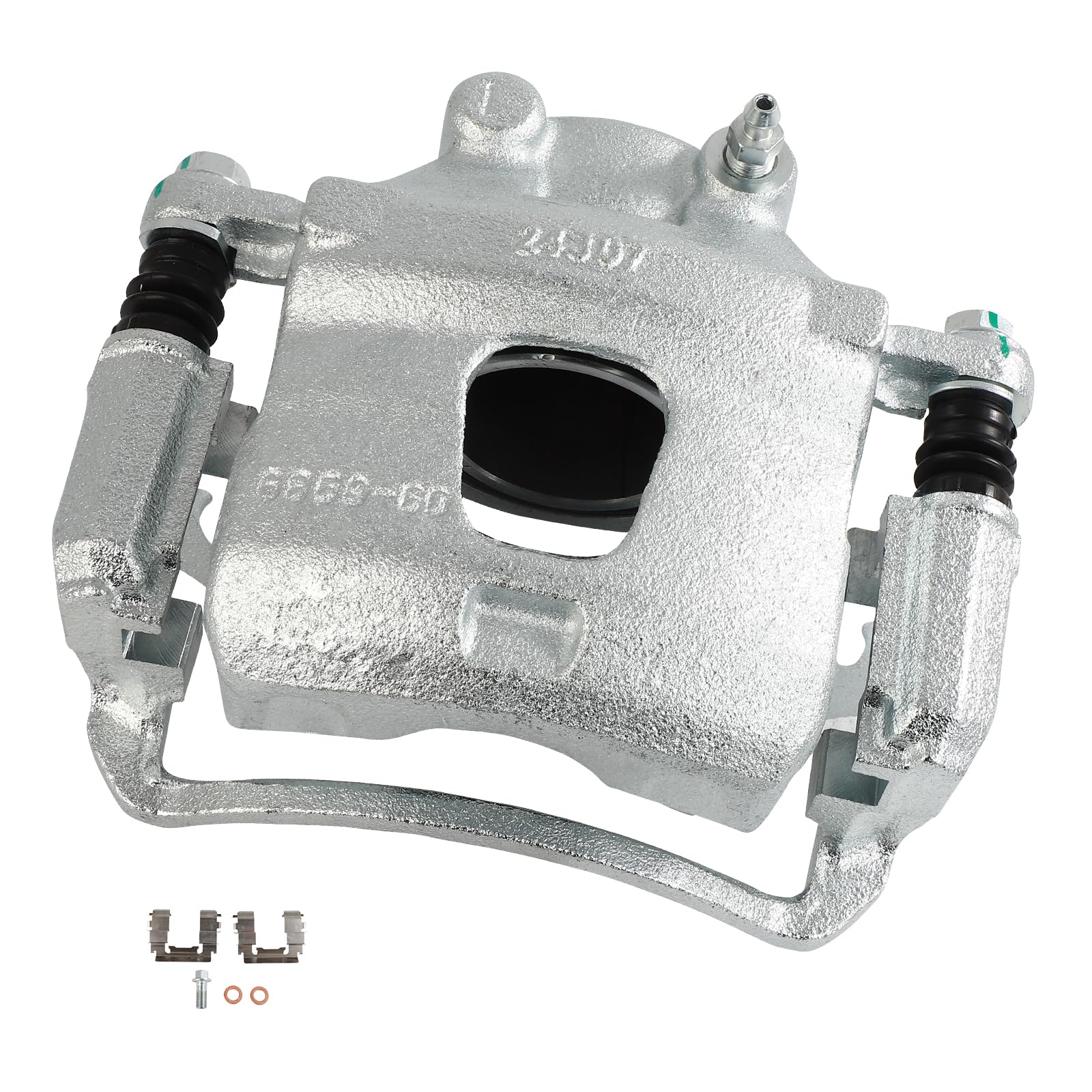 cciyu Front Left Disc Brake Caliper Assembly w/Bracket 19-B1219
