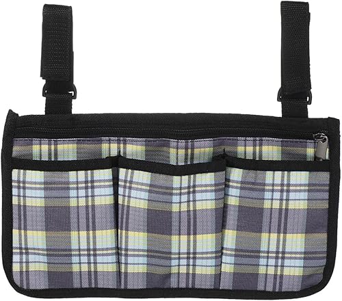 PATIKIL Organizador de reposabrazos para silla, impermeable, para silla de playa, bolsa de almacenamiento para colgar reposabrazos, revista, bolsa