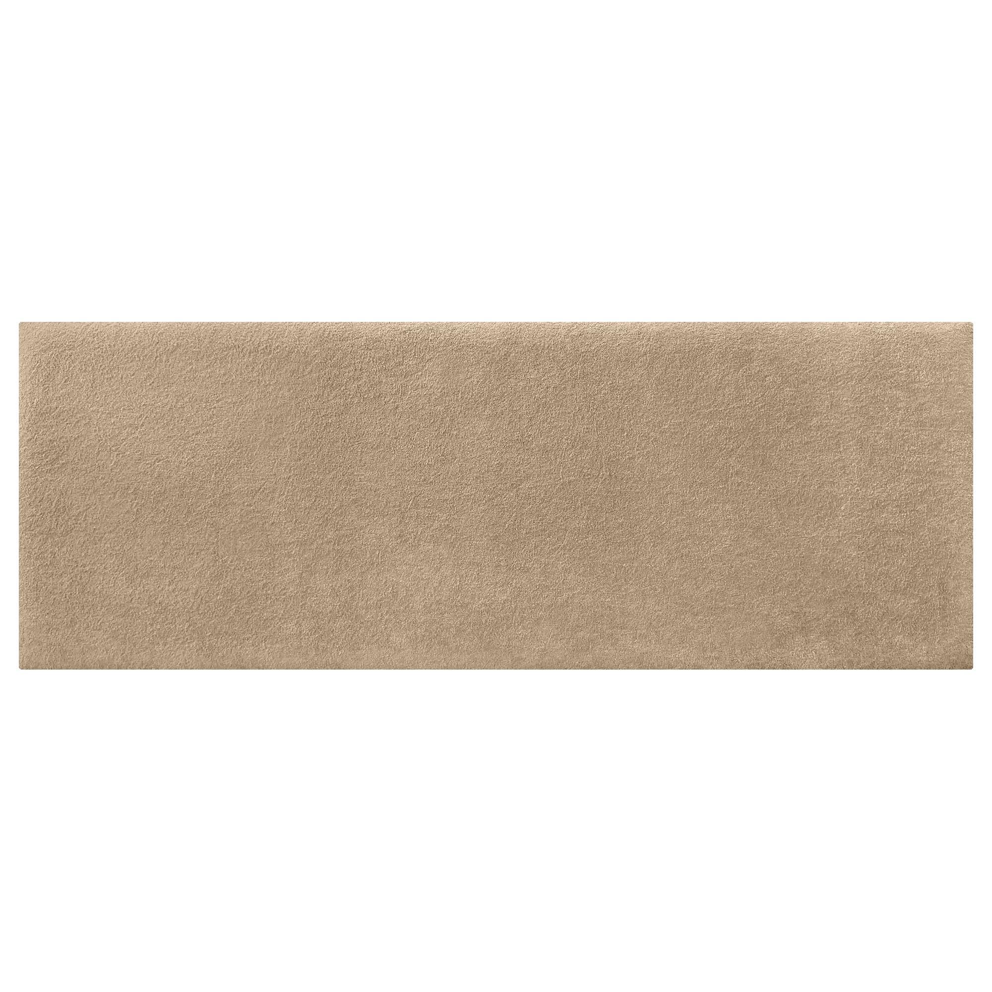 DHOME Tête de Lit Finition Serviette Soft Revêtement Uni Tissu Doux pour Mur Acoustique Têtes de Lit Absorbantes Tête de Lit Chambre à Coucher (160cm, 8cm - 70 H., Terre)