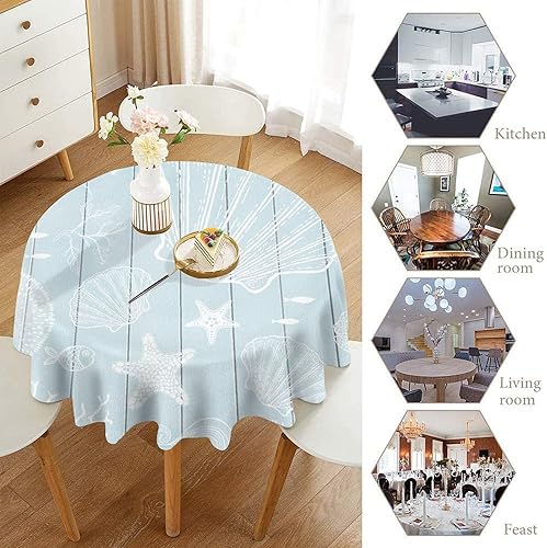 Miniatura 9 de Mantel floral retro de los años 70, diseño hippie de verano con estampado de flores, para vacaciones, hogar, picnic, fiesta, boda, bufé, comedor,