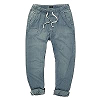 JP 1880 Schlupfhose Pantaloni Slip-on, Blue Denim