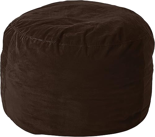 Miniatura 62 de Chill Sack - Funda para puf Microgamuza - Carbón - Solo funda,Microsuede - Chocolate - Solo funda,Microsuede - Azul marino - Solo funda,Guijarro -