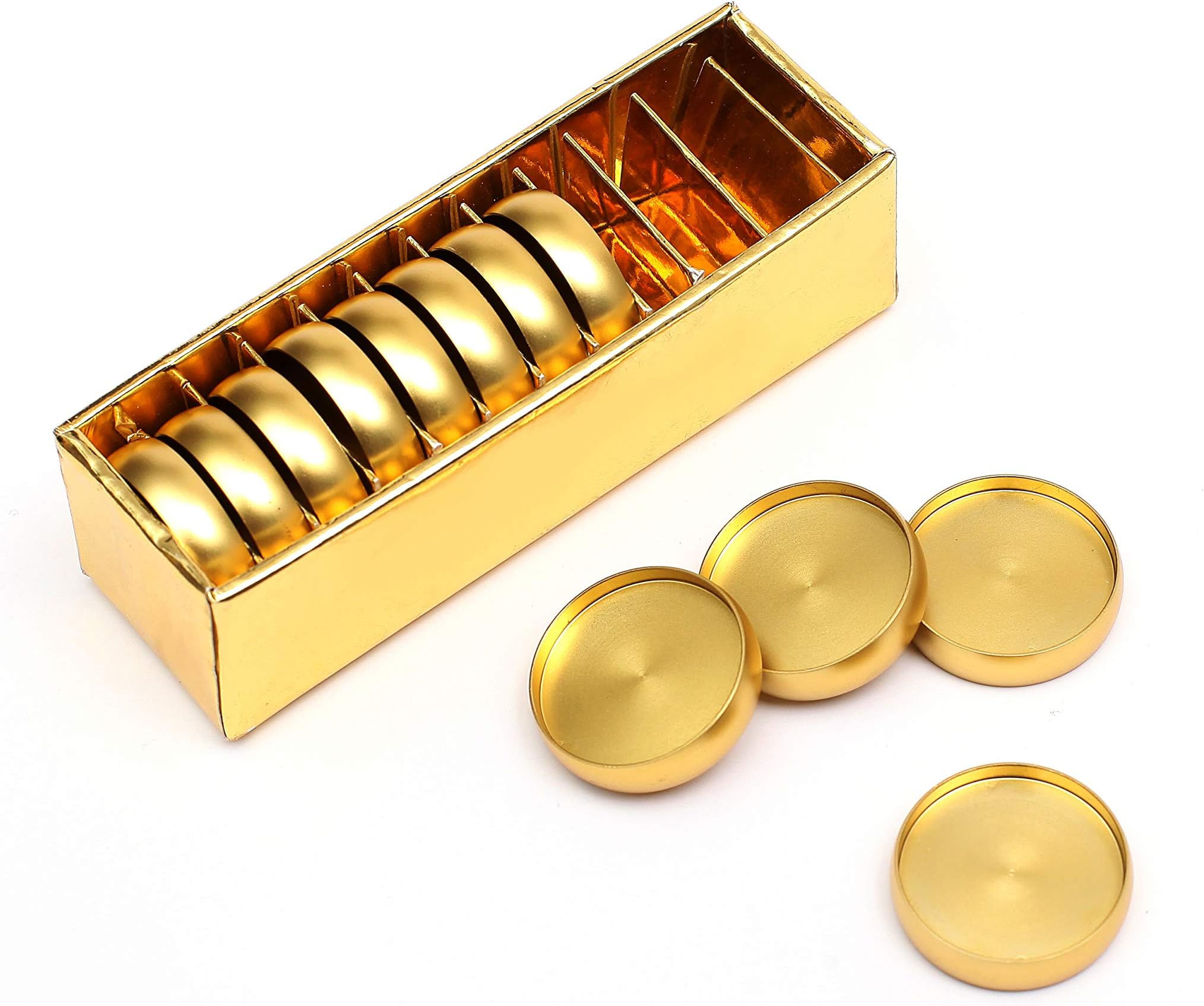 Expander Discs,Golden Expander Rings,Aluminum Expander Discs Binding Disc Loose Notebook,12 pcs（1 inch,150 Pages)