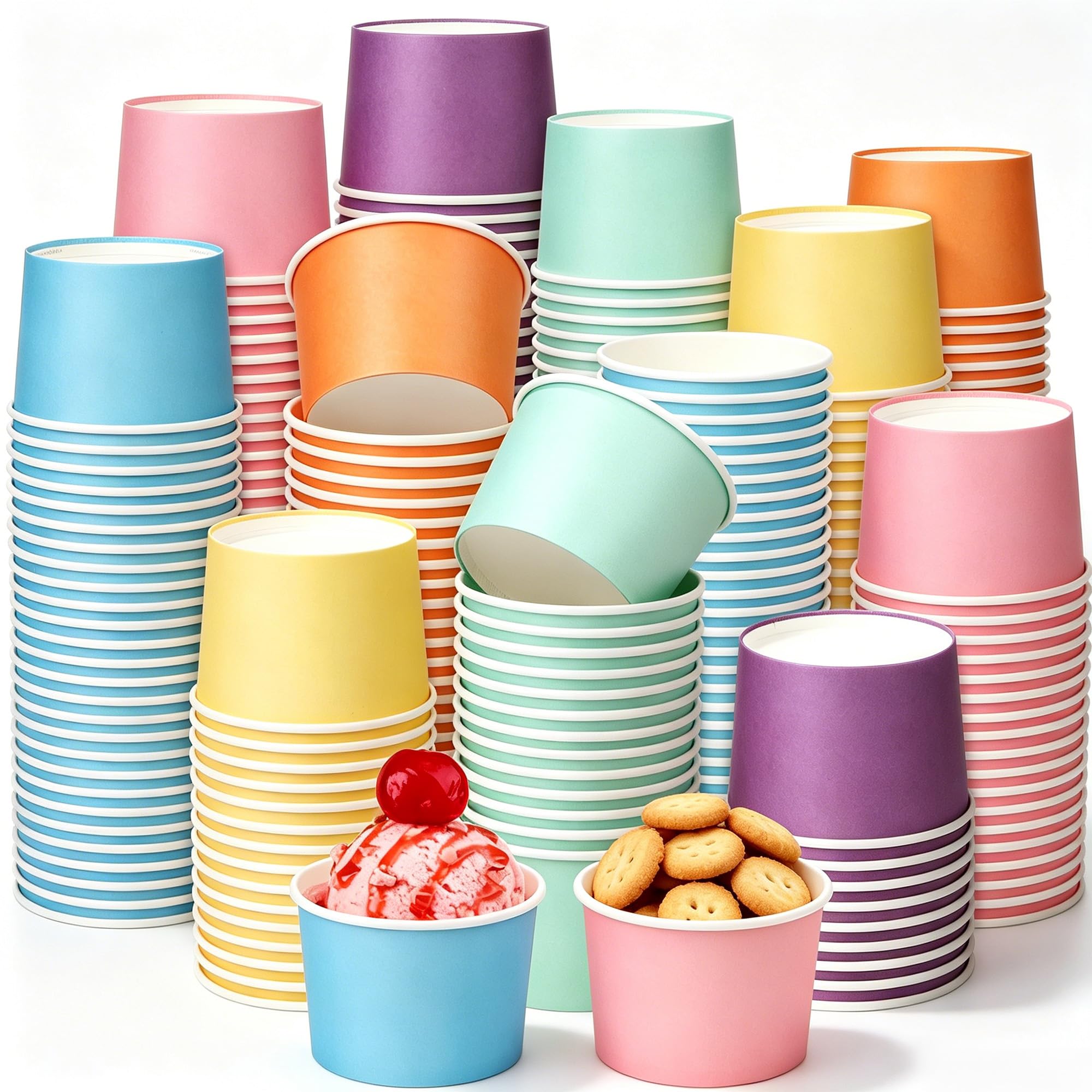 Bols chauds et froids de 236ml pour buffets de fêtes et anniversaires d'enfants