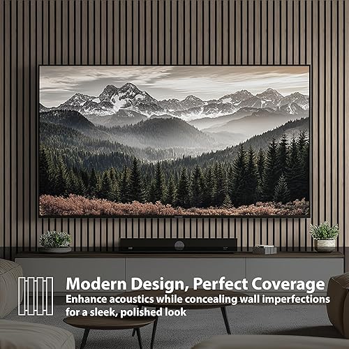 Vista 38 de Concord - Paneles acústicos de pared, muestra - carbón 5 x 5 pulgadas Paneles insonorizados - COA1420 -M