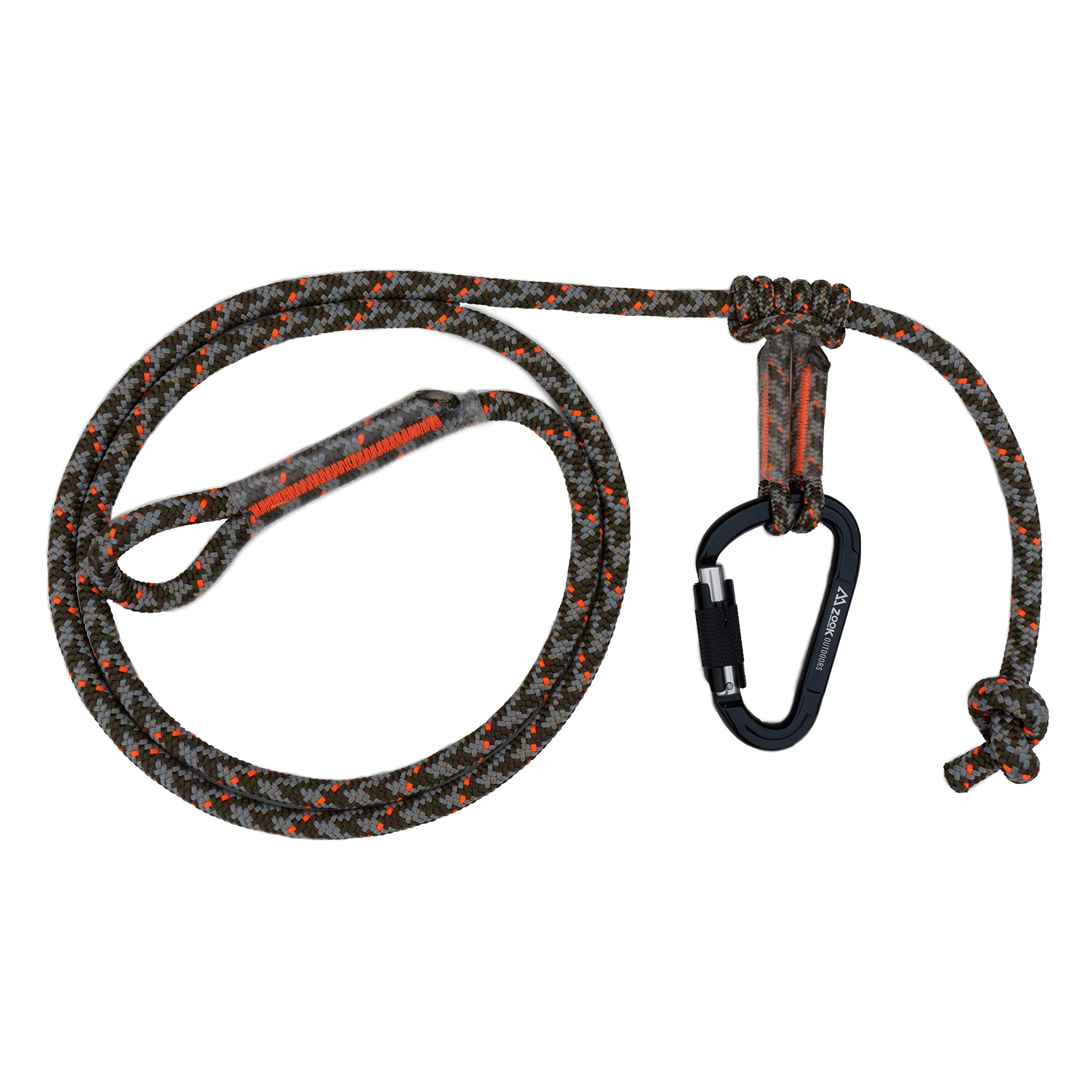 Generic ZOOK Tree Tether 2.0 Tree Stand Safety Rope Saddle Hunting Gear Treestand Safety Line Tree Tether Rope, Camouflage