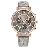 Passage Chrono Crystal Watch Collection, Leather Strap