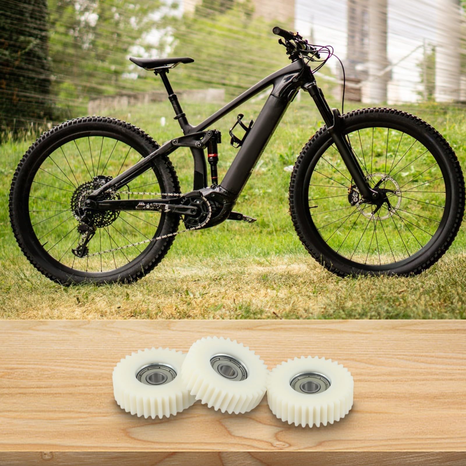 Confezione da 3 ingranaggi in nylon 36T per motore mozzo E-Bike, compatibili con Bafang MXUS 500W, accessori di conversione per biciclette, diametro 47 mm
