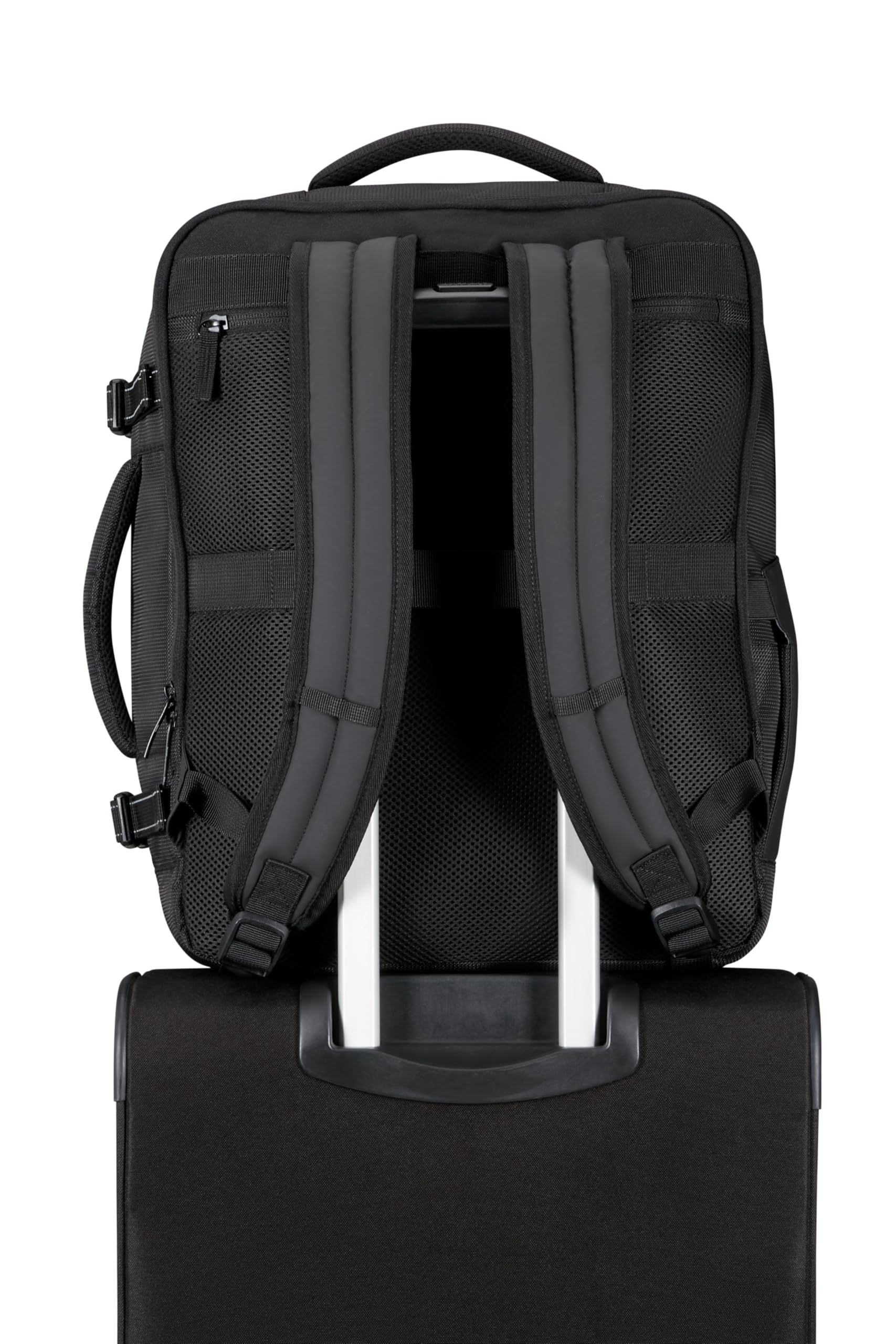 American Tourister Take2Cabin Pro - Borsa da cabina EasyJet (45 x 36 x 20 cm, 38 L, 0,80 kg) - Bagaglio a mano Underseat, Zaino aereo M Underseat, Nero Flash (Flash Black)