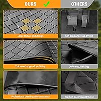 Vista 4 de Golf Cart Floor Mat for Yamaha,Customize Non-Slip Full Coverage Liner Matt Replacement Fits to Yamaha G29/Drive, Drive2,Adventurer,QuieTech