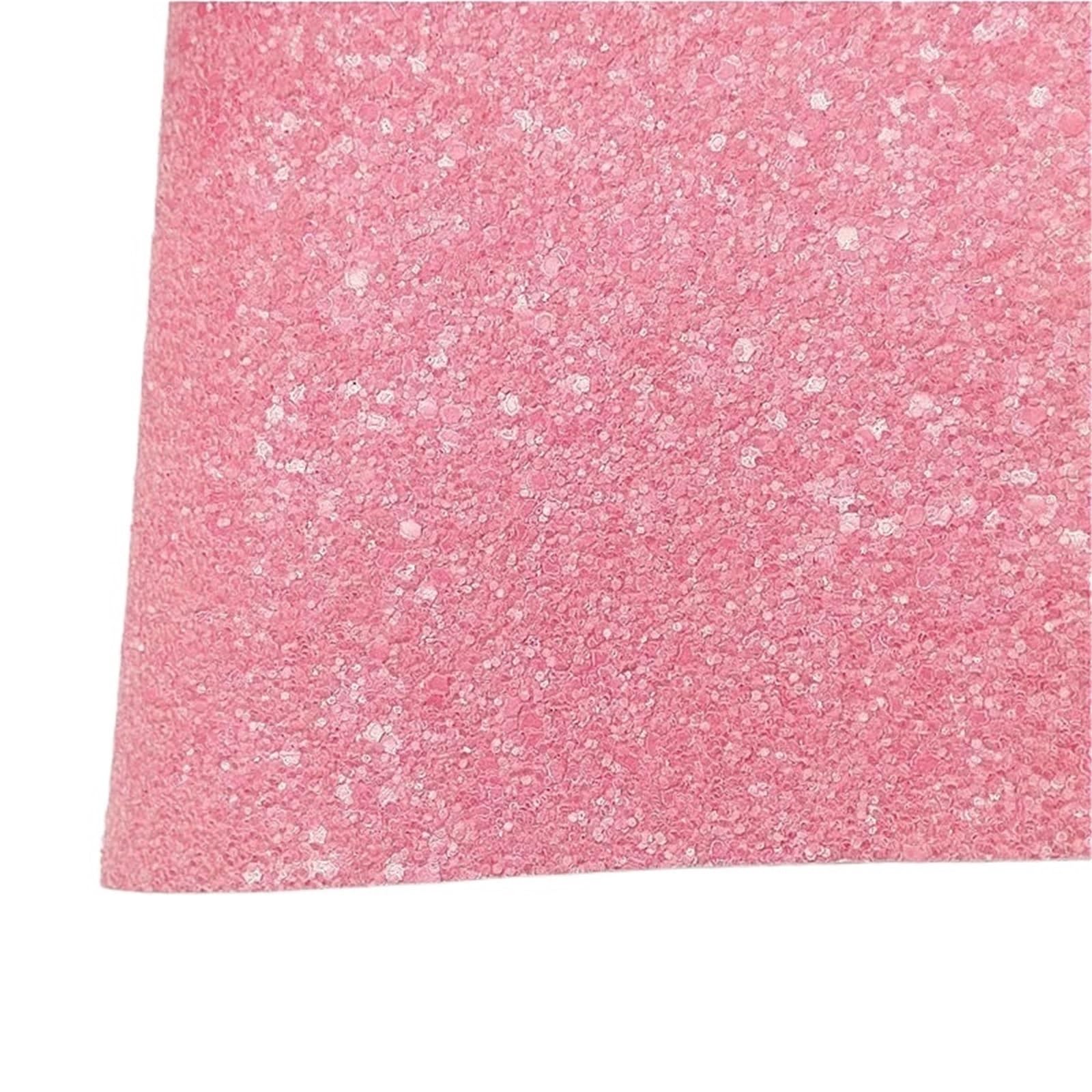 Tessuto vinilico in ecopelle glitterata in PVC
