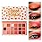 Tintark Peach Please 18 Colour Eyeshadow Palette for Beauty - Eyeshadow Cosmetics with Matte Metallic Sparkle Shimmer Pink & Highlighter Eye Makeup for Girls & Powder Eye Shadow Pallet