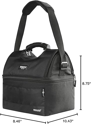 Miniatura 8 de Igloo Lonchera con aislamiento de 16 latas, de lados blandos, bolsas de refrigeración