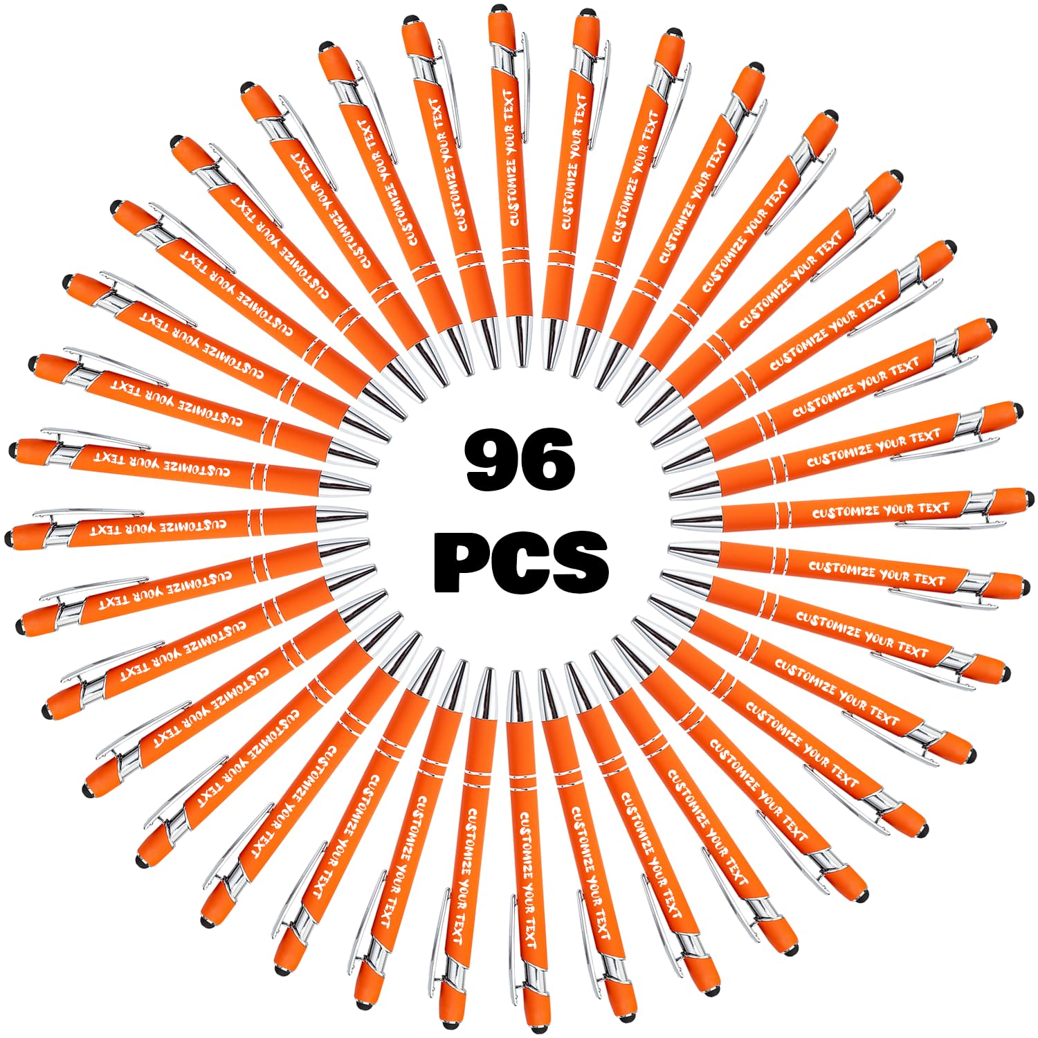 AIFLM Personalized Pens with Name in Bulk Up to 500 Pcs Engraving Ballpoint Pens Set with Your Name Text for Business,Graduation,Wedding,Birthday,Christmas