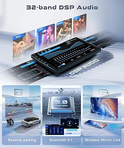 Miniatura 34 de Radio de coche 2G+64G para Toyota Camry 2006 2007 2008 2009 2010 2011 con CarPlay inalámbrico Android Auto, 9 pulgadas pantalla táctil Android 13