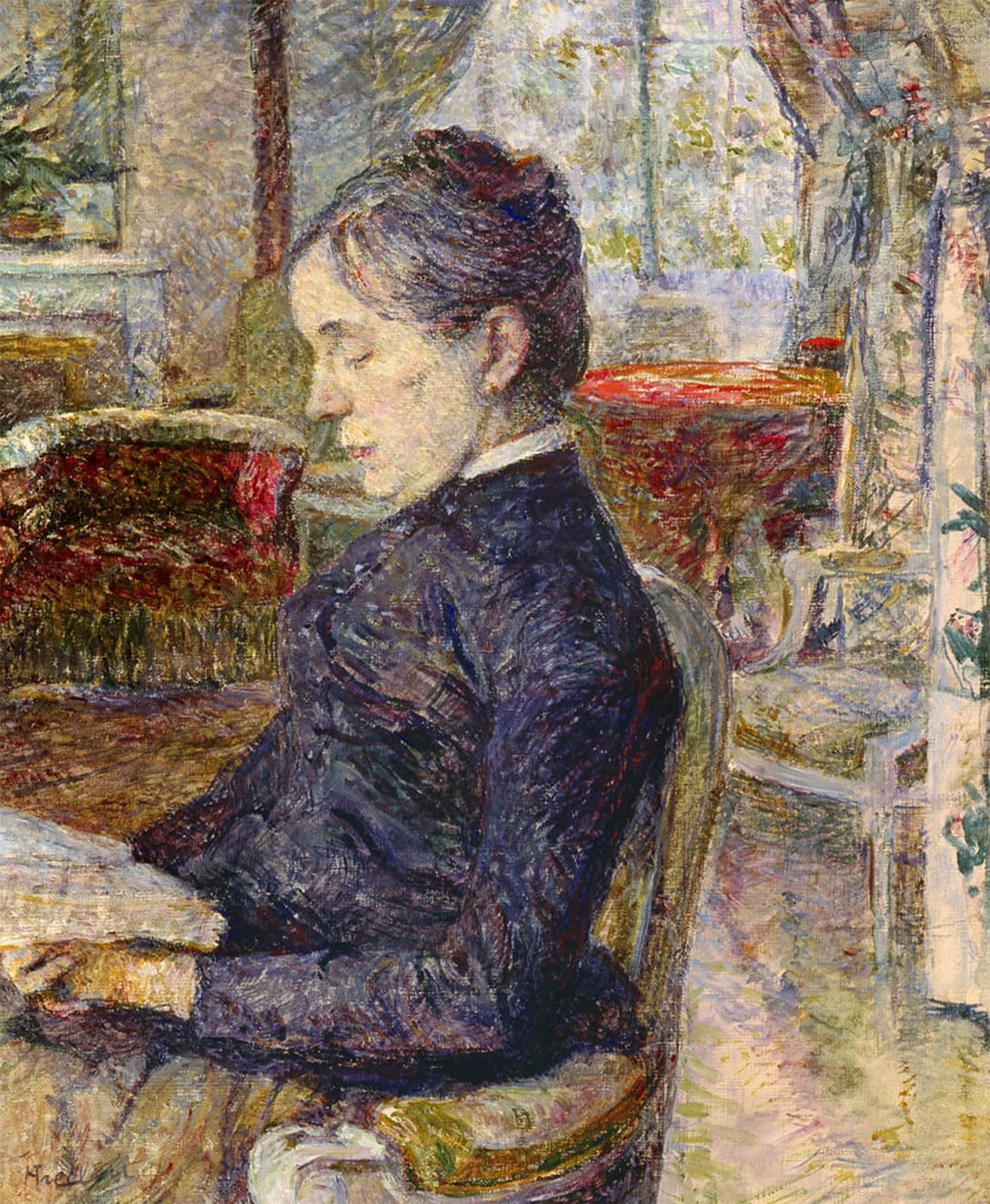 ARTXLXXBN Famous Painting Art Wall Decor Abstract Art Picture Adele Tapie De Celeyran Countess of Toulouse Lautrec Monfa by Henri De Toulouse Lautrec Animal Pictures for Home Decor 60x90cm