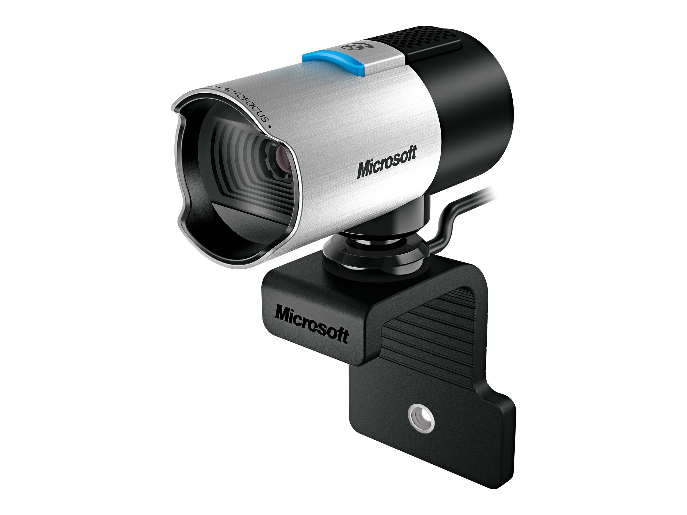 Microsoft Q2F-00015 LifeCam Studio HD Webcam (Skype zertifiziert), 1080p , silber/schwarz