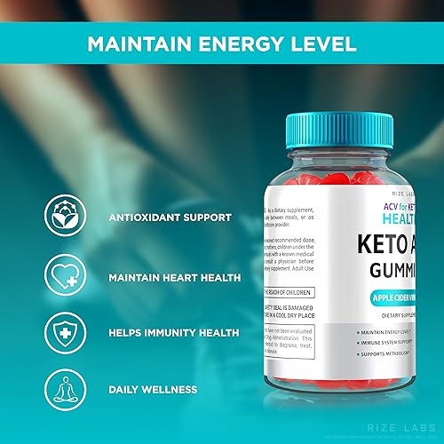 Miniatura 7 de Paquete de 3 gomitas ACV para Keto Health, ACV Keto Health, 750 mg de pérdida de peso avanzada ACV para Keto Health gomitas con vinagre de sidra de
